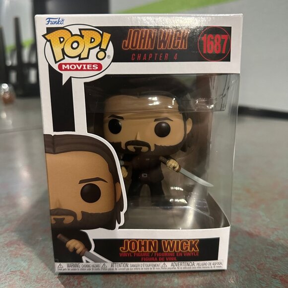 Funko POP! John Wick Chapter 4 Keanu Reeves Figure #1687! - Picture 2 of 7